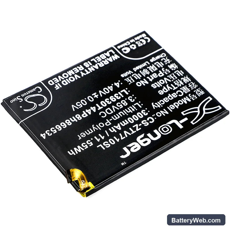 ZTE Blade V7 Max Replacement Battery, 3.85V, 3000mAh, Li-Polymer 2