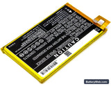 ZTE Blade A2 Plus Replacement Battery, 3.85V, 4900mAh, Li-Polymer 4