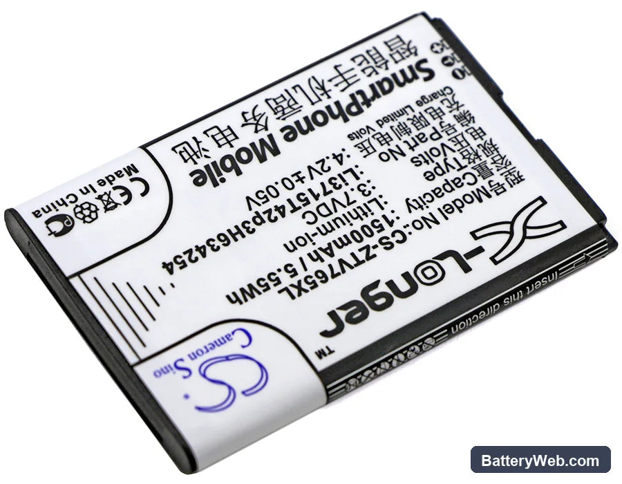 ZTE Blade G Replacement Battery, 3.7V, 1500mAh, Li-ion 2