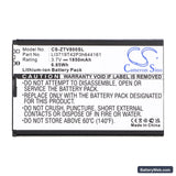 Cricket Engage Replacement Battery, 3.7V, 1850mAh, Li-ion 3