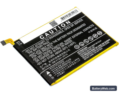 ZTE Blade V8 Replacement Battery, 3.85V, 2700mAh, Li-Polymer 3