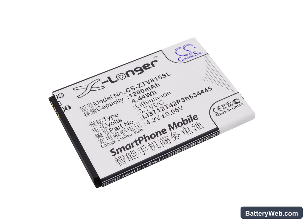 ZTE Blade C320 Replacement Battery, 3.7V, 1200mAh, Li-ion 1