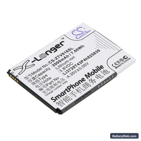 Orange Reyo Replacement Battery, 3.8V, 2000mAh, Li-ion 1