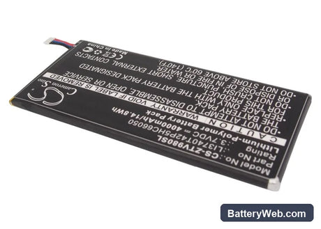 ZTE T98 Replacement Battery, 3.7V, 4000mAh, Li-Polymer 2