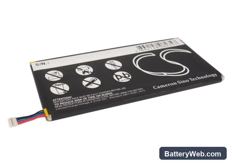 ZTE T98 Replacement Battery, 3.7V, 4000mAh, Li-Polymer 4