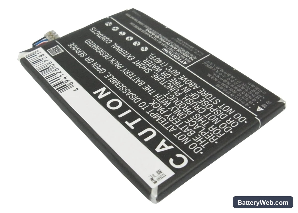 ZTE Grand S Replacement Battery, 3.8V, 1750mAh, Li-Polymer 3