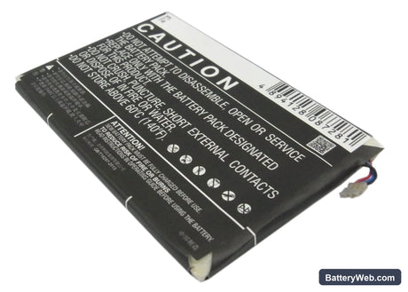 ZTE Grand S Replacement Battery, 3.8V, 1750mAh, Li-Polymer 4