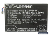 ZTE Grand S Replacement Battery, 3.8V, 1750mAh, Li-Polymer 5