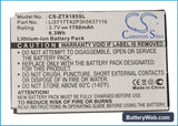 ZTE F158 Replacement Battery, 3.7V, 1700mAh, Li-ion 5