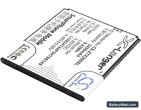 ZTE Z850 Replacement Battery, 3.85V, 2450mAh, Li-ion 2