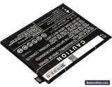 Nubia M2 Replacement Battery, 3.85V, 3600mAh, Li-Polymer 4