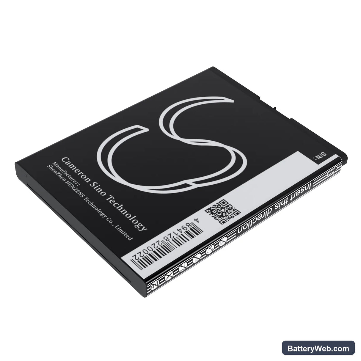 ZTE 353VL Replacement Battery, 3.8V, 1500mAh, Li-Polymer 4
