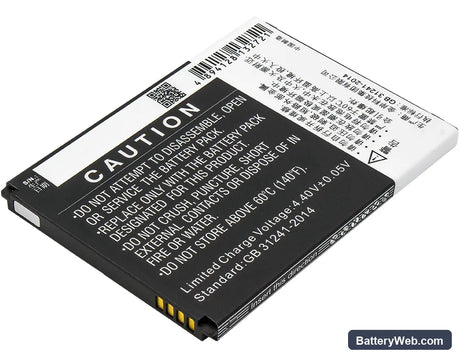 ZTE Avid Trio Replacement Battery, 3.85V, 2800mAh, Li-ion 3