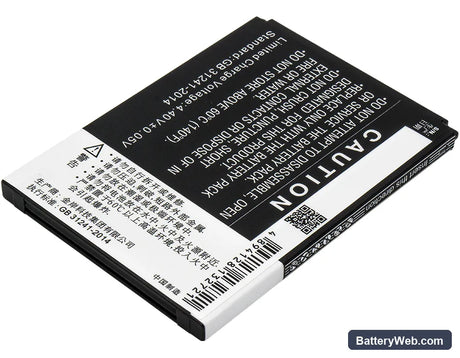 ZTE Avid Trio Replacement Battery, 3.85V, 2800mAh, Li-ion 4