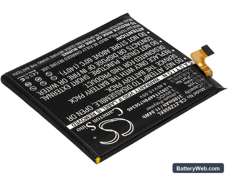 ZTE Axon 7 Replacement Battery, 3.85V, 3100mAh, Li-Polymer 2