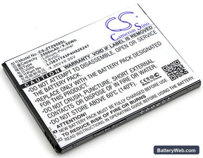 ZTE GRAND X 3 Replacement Battery, 3.8V, 2500mAh, Li-Polymer 1