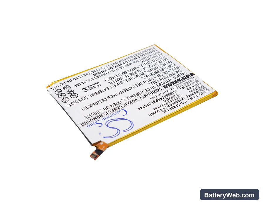 MetroPCS ZMax Pro Replacement Battery, 3.85V, 3400mAh, Li-Polymer 2