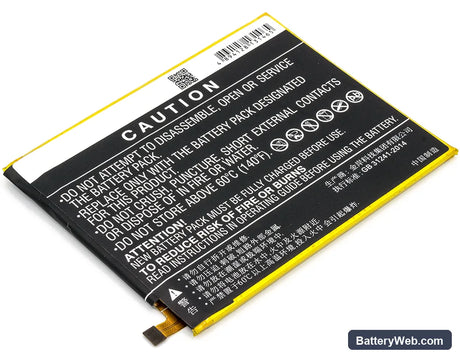 ZTE Blade Z Max Replacement Battery, 3.85V, 4050mAh, Li-Polymer 3