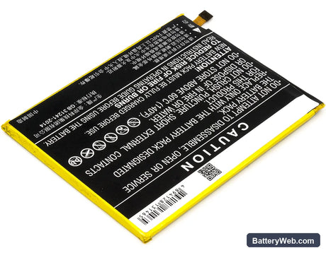 ZTE Blade Z Max Replacement Battery, 3.85V, 4050mAh, Li-Polymer 4