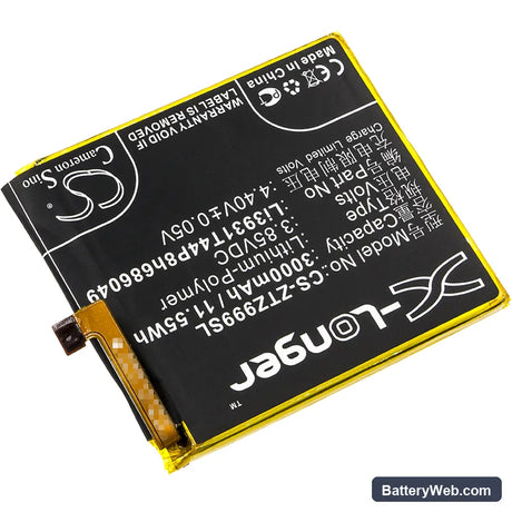 ZTE Axon M Replacement Battery, 3.85V, 3000mAh, Li-Polymer 2