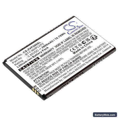 Verizon Wireless Home Phone Connect Replacement Battery, 3.85V, 2800mAh, Li-ion 1