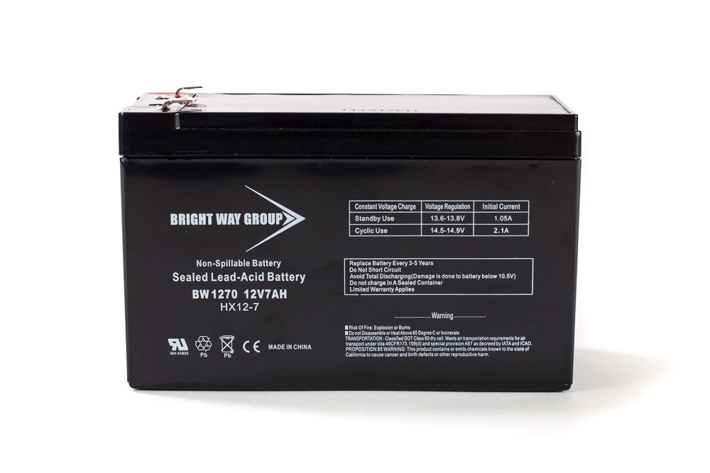GS Portalac PE6512 Notifer Emergency Light High Performance Replacement Battery By Bright Way