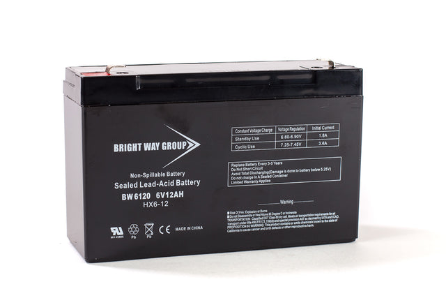 York-Wide AR Emergency Lighting Compatible Replacement Battery By Bright Way