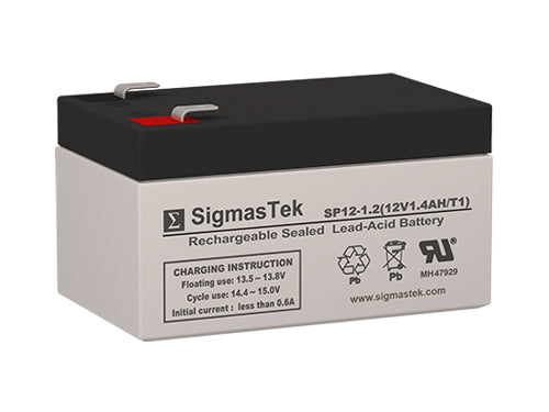 12 Volt 1.2 Amp High Performance Security Alarm Replacement Battery