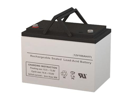 12 Volt 100 Amp IT Sealed Lead Acid Compatible Replacement Battery