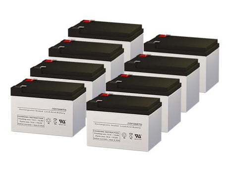UPS12-12 UPS High Performance Replacement Battery Set - 8 Pack