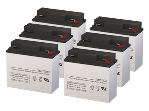UPS12-18 UPS High Performance Compatible Replacement Battery Set - 6