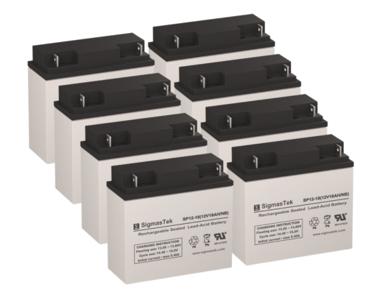 UPS12-18 UPS High Performance Compatible Replacement Battery Set - 8