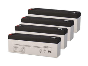 SigmasTek 12 Volt 2.3 Amp T1 High Performance Replacement Battery Set (4)