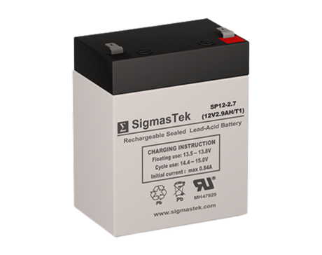 12V 2.7Ah SLA Compatible Replacement Battery