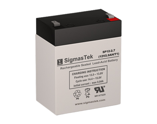 12V 2.7Ah SLA Compatible Replacement Battery