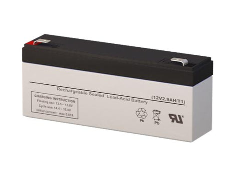 12 Volt 2.9 Amp Sealed Lead Acid High Performance Replacement Battery