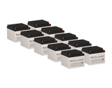 12 Volt 26 Amp NB Terminal SLA High Performance Replacement Battery Set (10-Pack)