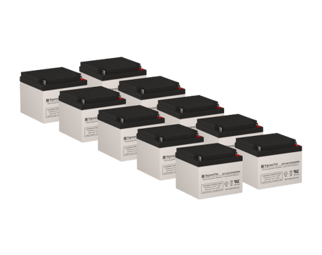 12 Volt 26 Amp NB Terminal SLA High Performance Replacement Battery Set (10-Pack)