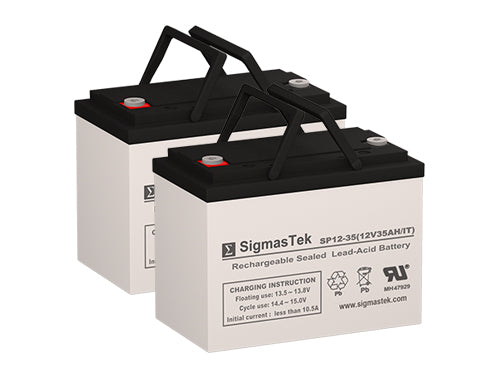 BS Battery B12-35IT High Performance Replacement Battery Set - 2 Pack