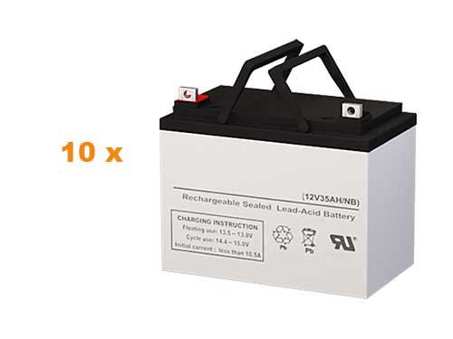 Lorad Medical Systems RT125 High Performance Medical Replacement Battery Set
