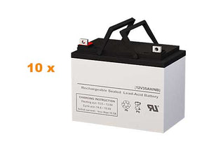 Lorad Medical Systems RT125 High Performance Medical Replacement Battery Set