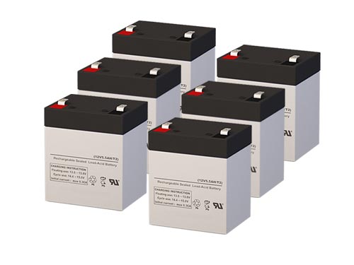 UPS12-5.5 UPS High Performance Compatible Replacement Battery Set - 6