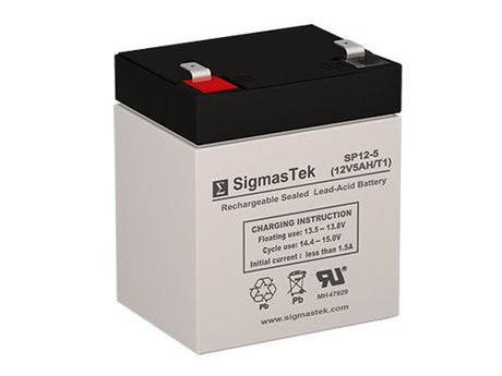12 Volt 5.5 Amp F2 High Rate High Performance Compatible Replacement Sealed Lead Acid Battery