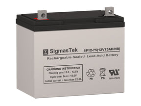 AJC AGM - VRLA Solar AGM SLA 75Ah NB High Performance Replacement Battery
