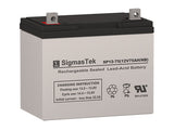 AJC AGM - VRLA 12V 75Ah High Performance Replacement Battery