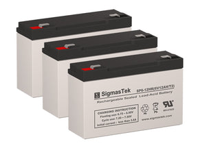 MGE Pulsar ESV 11 UPS 12AH T2 High Performance Replacement Battery Set