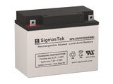 6 Volt 20 Amp Sealed Lead Acid High Performance Replacement Battery