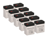 6V 4.5Ah SLA 10-Pack High Performance Replacement Battery Set
