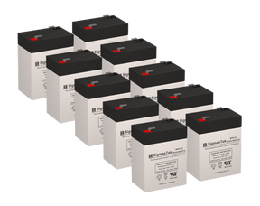 6V 4.5Ah SLA 10-Pack High Performance Replacement Battery Set