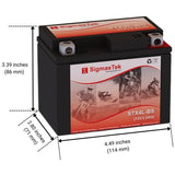 SigmasTek STX4L-BS High Performance Replacement Battery